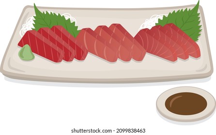 Japanese food
3 kinds of tuna sashimi