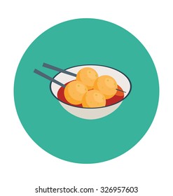
Japanese Food Colored Vector Icon
