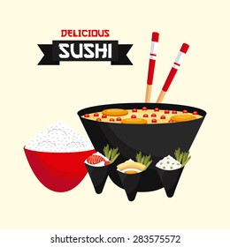 japanese food design, vector illustration eps10 graphic 