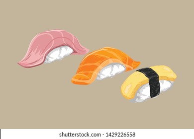 Japanese food has a variety, especially sushi. Is a popular food that is eaten all over the world and is delicious
