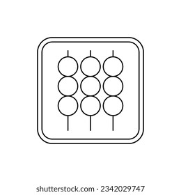 Japanese food icon design. isolated on white background. vector illustration