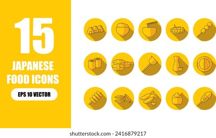 Japanese food Icon Illustration Collection