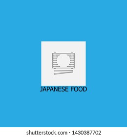 japanese food icon sign signifier vector