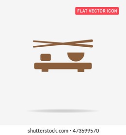 Japanese food icon. Vector concept illustration for design.