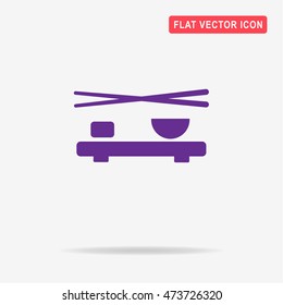 Japanese food icon. Vector concept illustration for design.