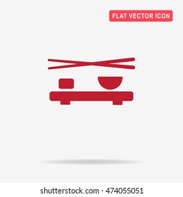 Japanese food icon. Vector concept illustration for design.