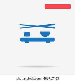 Japanese food icon. Vector concept illustration for design.
