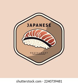 Japanese food logo, Asian food Sushi logo
