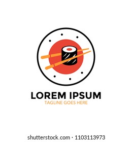 japanese food logo vector illustration