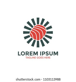 japanese food logo vector illustration
