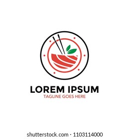 japanese food logo vector illustration