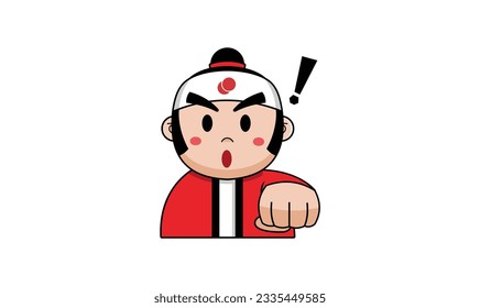 japanese food mascot cartoon character for your projects