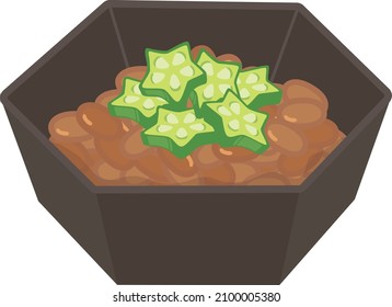 Japanese Food
Natto (Okra) Breakfast Side Dish