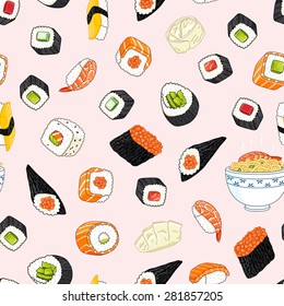 Japanese food pattern