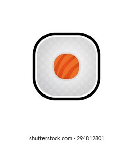 Japanese food: Salmon maki