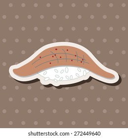 Japanese food sashimi theme elements