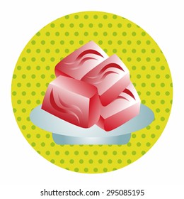 Japanese food sashimi theme elements