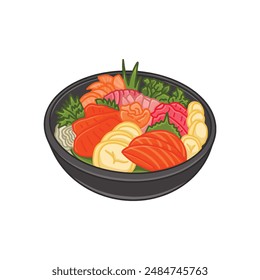Japanese Food and Snack Illustration Drawing