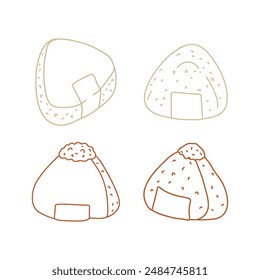 Japanese Food and Snack Illustration Drawing