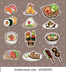  Japanese food stickers