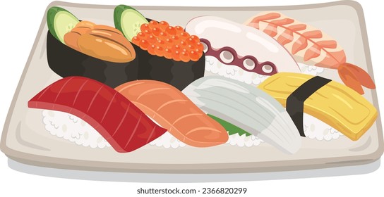 Japanese food
Sushi
Nigiri sushiAssorted