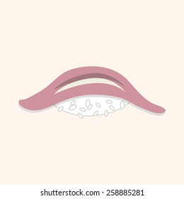 Japanese food sushi theme elements