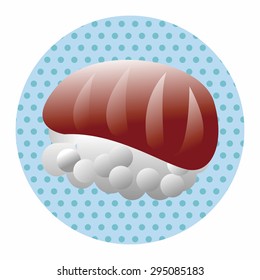 Japanese food sushi theme elements