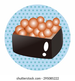 Japanese food sushi theme elements