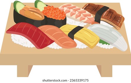 Japanese food
Sushi_Nigiri sushi_Sushi geta