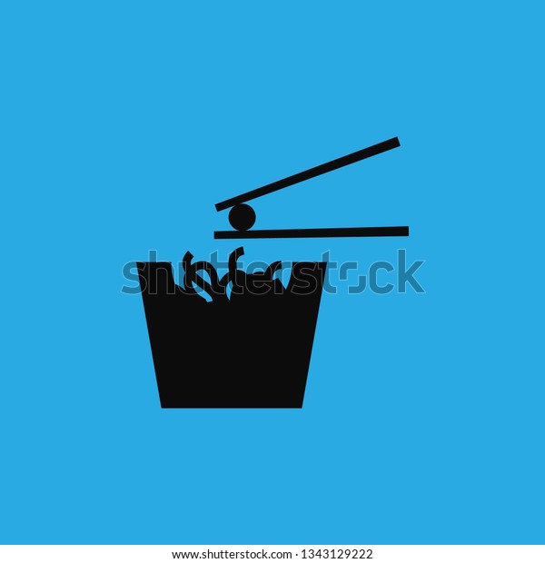 Japanese Food Take Away Icon Vector Stock Vector Royalty Free