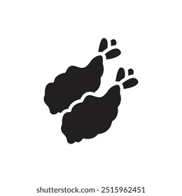 Japanese Food Tempura Filled Icon Vector Illustration