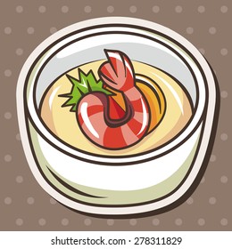 Japanese food theme elements