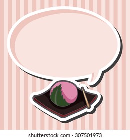 Japanese food theme elements