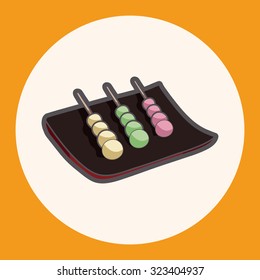Japanese food theme elements