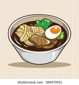 Japanese food theme elements