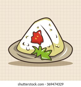 Japanese food theme elements
