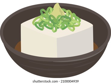 Gastronomía de Japón
Plato de tofu (tofu frío)