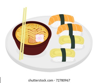 japanese food vector