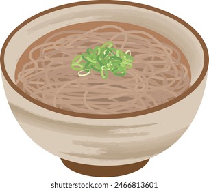 Japanisches Essen_Nudeln
Kakesoba

Buchweizennudeln in Suppe.