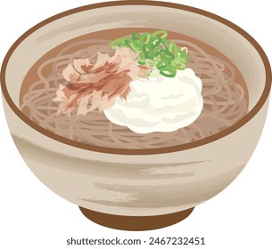 Japanese food_noodles
Oroshi soba

Buckwheat with grated daikon radish