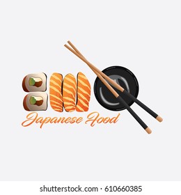 japanese foods vector isolated