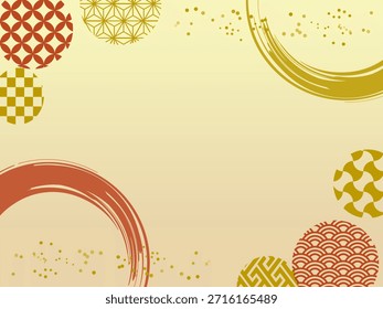 Japanese Frame Background: Vectors Available