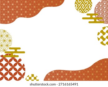 Japanese Frame Background: Vectors Available
