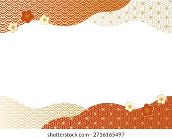 Japanese Frame Background: Vectors Available