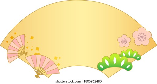 Japanese frame illustration material / vector