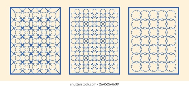 japanese frames and borders. Frames with asian ornaments.