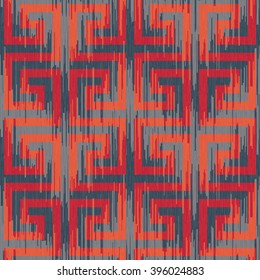 Japanese fret key pattern seamless vector background tile