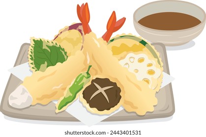 Japanese fried food
Assorted tempura
