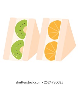 Japanese Fruit Sandwiches Vegan Cream Cheese