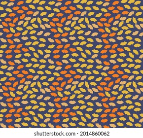 Japanese Funny Hand Fan Vector Seamless Pattern